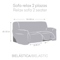 Sofa Cover Eysa ROC White 70 x 120 x 200 cm