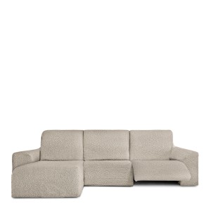 Bezug für Chaiselongue mit kurzem Arm links Eysa ROC Weiß 120 x 120 x 360 cm