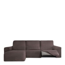 Bezug für Chaiselongue mit kurzem Arm links Eysa ROC Braun 120 x 120 x 360 cm