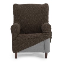 Wingback chair cover Eysa THOR Brown 80 x 110 x 90 cm