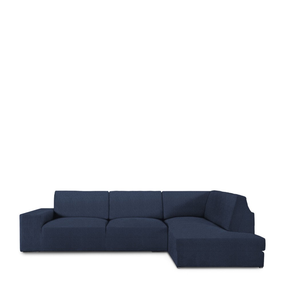 Right long arm chaise longue cover Eysa ROC Blue 110 x 120 x 500 cm