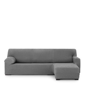 Abdeckung für Chaiselongue mit kurzem Arm rechts Eysa THOR Dunkelgrau 110 x 110 x 310 cm