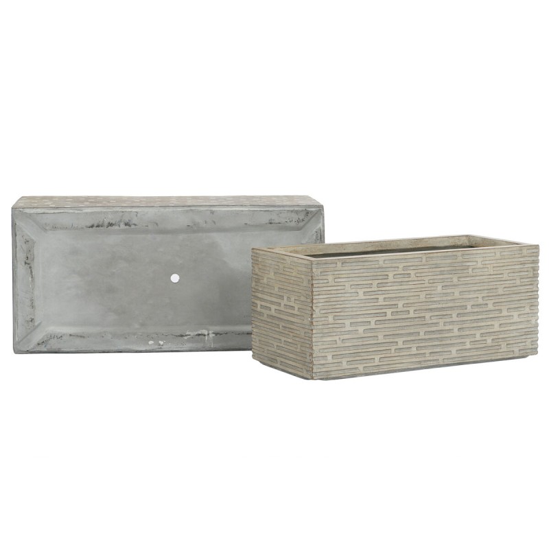 Planter Home ESPRIT Beige Fibreglass Magnesium 74,5 x 37,5 x 37,5 cm