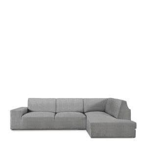 Bezug für Chaiselongue mit langem Arm rechts Eysa ROC Hellgrau 110 x 120 x 500 cm