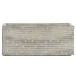 Blumenkasten Home ESPRIT Beige Fiberglas Magnesium 74,5 x 37,5 x 37,5 cm