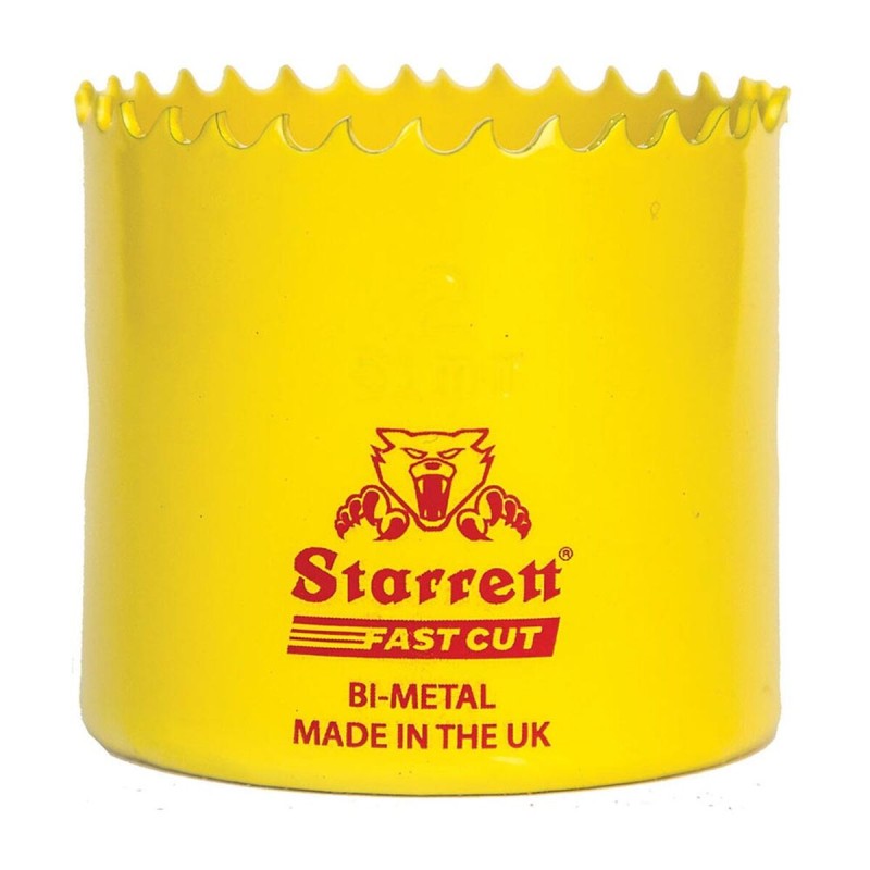 Couronne de forage de métaux Starrett Bi-metal Fast Cut 63fch060 ø 60 mm