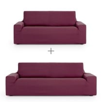 Sofa cover set Eysa ULISES Burgundy 2 Pieces