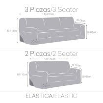 Sofa cover set Eysa ULISES Pink 2 Pieces