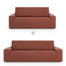 Sofa cover set Eysa ULISES Brown 2 Pieces