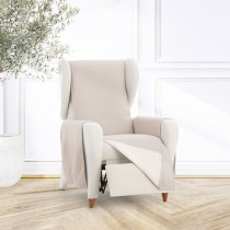 Housse de fauteuil Eysa SILVER Beige 100 x 110 x 55 cm Réversible