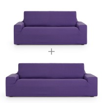 Sofa cover set Eysa ULISES Purple 2 Pieces