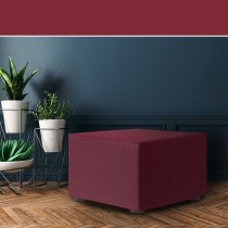 Housse de pouf Eysa JAZ Bordeaux 100 x 65 x 100 cm