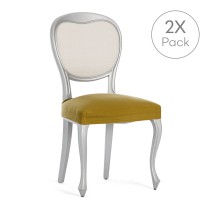 Chair Cover Eysa BRONX Mustard 50 x 5 x 50 cm 2 Units