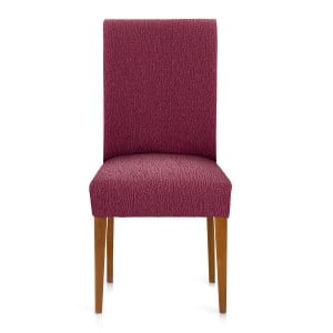 Housse de Chaise Eysa TROYA Bordeaux 50 x 55 x 50 cm 2 Unités