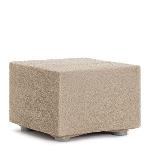 Pouffe cover Eysa ROC Beige 100 x 65 x 100 cm