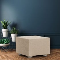 Pouffe cover Eysa ROC Beige 100 x 65 x 100 cm