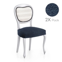 Chair Cover Eysa ROC Blue 50 x 5 x 50 cm 2 Units