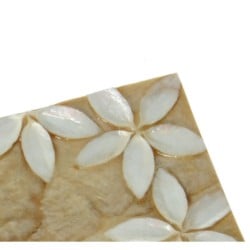 Centerpiece Alexandra House Living 20 x 10 x 1 cm Mother of pearl