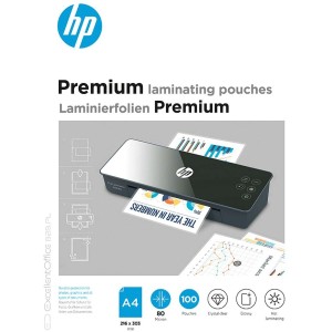 Laminating sleeves HP HPF9123A4080100 A4 80 mic