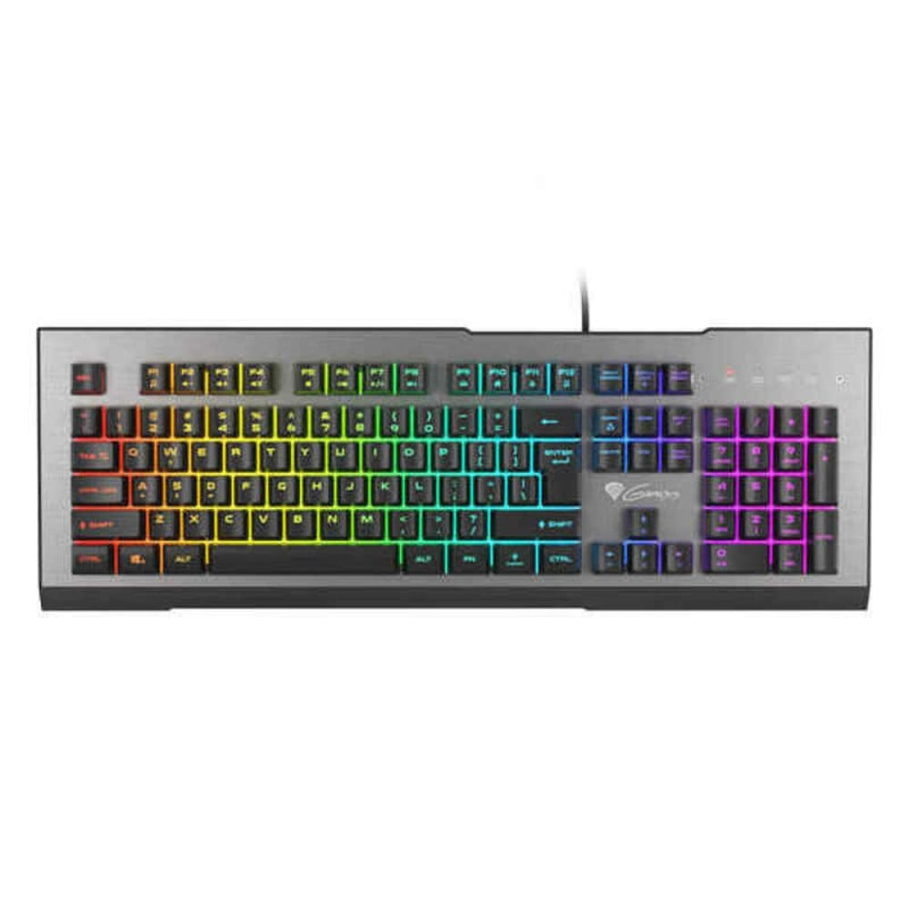 Clavier pour jeu Genesis NKG-1621 RGB Argenté