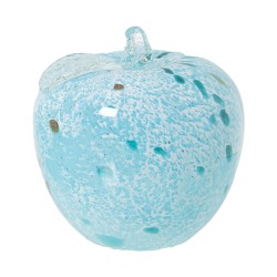 Figurine Décorative Alexandra House Living Celeste Verre Pomme 13 x 13 cm