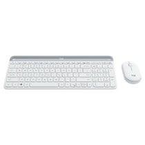 Keyboard and Mouse Logitech  MK470 White French AZERTY