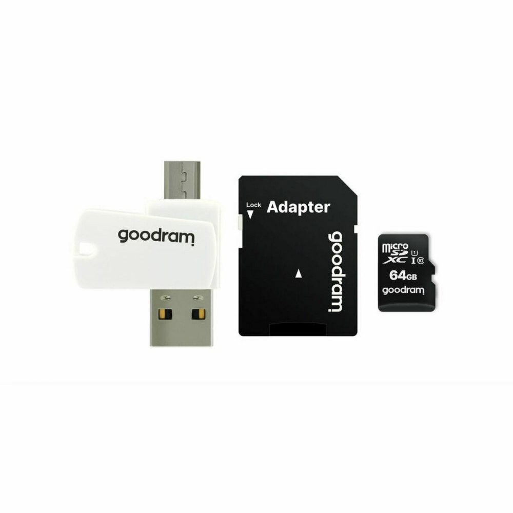 Carte Mémoire Micro SD avec Adaptateur GoodRam M1A4 All in One Noir 128 GB UHS-I