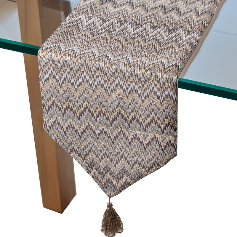 Table Runner Alexandra House Living Brown 30 x 180 cm