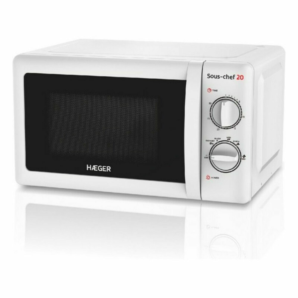 Micro-ondes avec Gril Haeger MW-70W.006A 20 L Blanc 700W