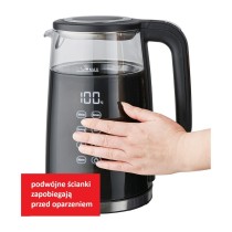 Wasserkocher Feel Maestro MR-049 Schwarz Durchsichtig Kristall Borosilikatglas 2200 W 1,7 L