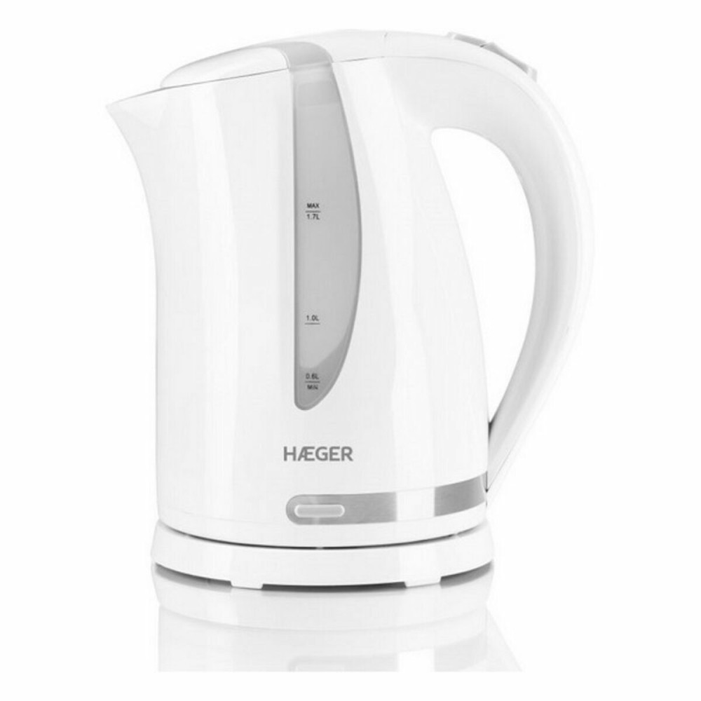 Bouilloire Haeger EK-22W.022A Acier inoxydable Blanc 2200 W 1,7 L