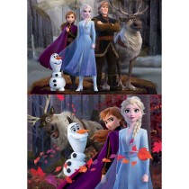 2-Puzzle Set   Frozen Believe         40 x 28 cm 100 Pieces