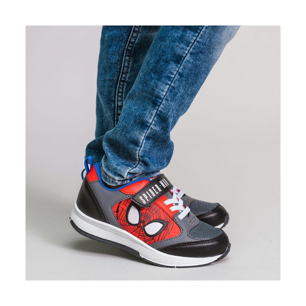 Chaussures de Sport pour Enfants Spider-Man Gris