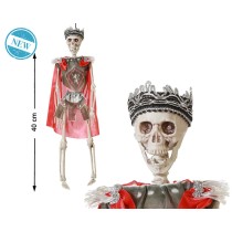 Halloween Decorations Medieval King Skeleton 40 cm