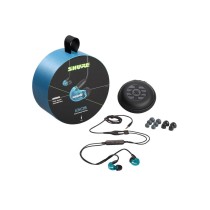 Casque bouton Shure AONIC 215 Bleu Noir