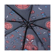 Parapluie pliable Spiderman Gris (Ø 92 cm)