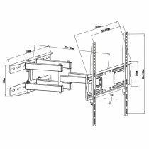 Support de TV MacLean MC-760 32" 55" 26" 30 Kg