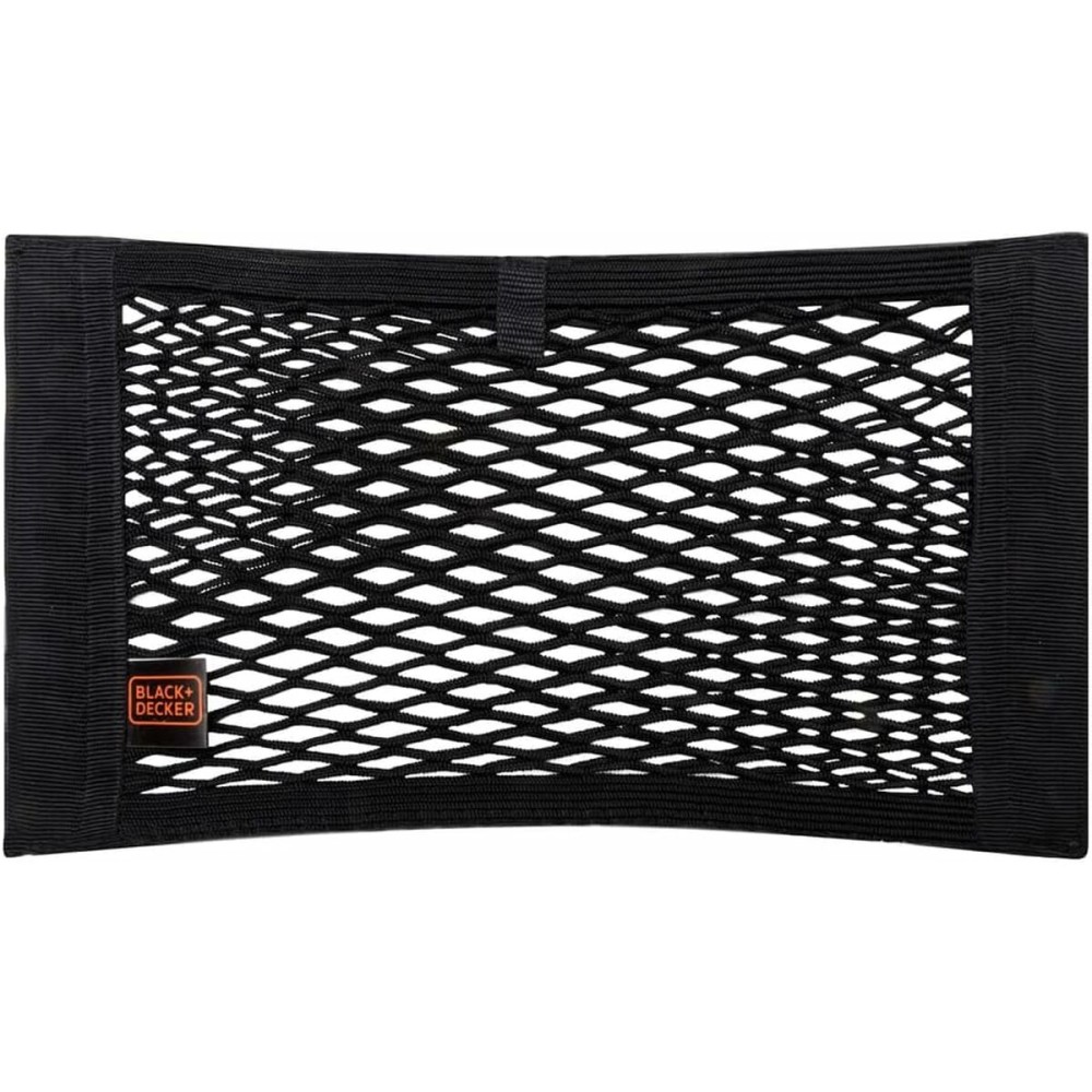 Filet de rangement pour voiture Black & Decker Noir 40/50/60/80 x 25 cm 4 Pièces