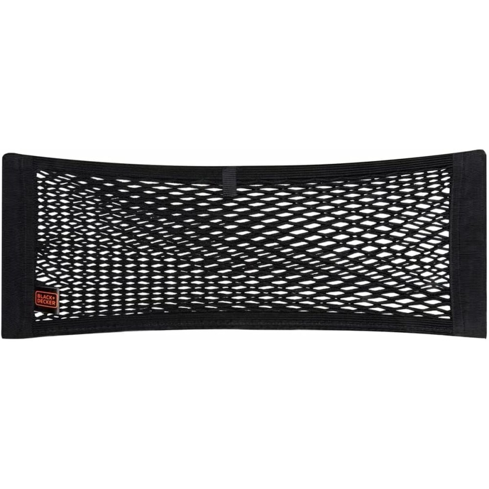 Car storage net Black & Decker Black 40/50/60/80 x 25 cm 4 Pieces