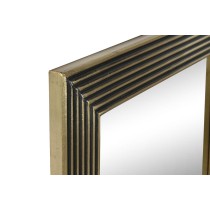 Wall mirror Home ESPRIT Brass 70 x 3 x 120 cm