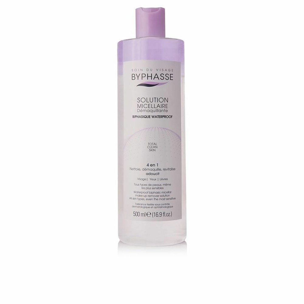 Démaquillant visage biphasé Byphasse Solución Micelar Micellaire 500 ml