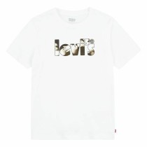 T-Shirt Levi's Camo Poster Logo Bright 60732 Weiß