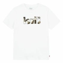 T-Shirt Levi's Camo Poster Logo Bright 60732 Weiß