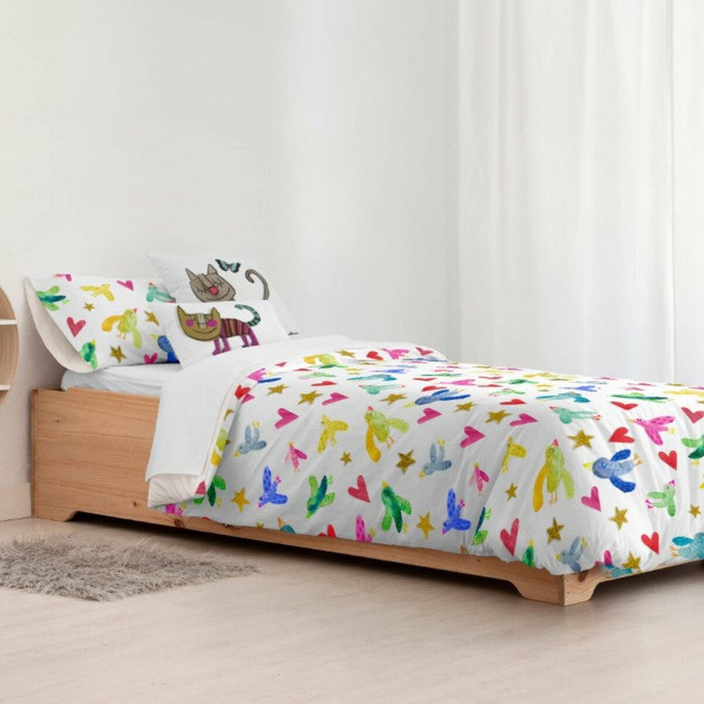 Nordic cover Decolores Ocells Multicolour 180 x 220 cm