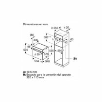 Four multifonction Balay 3HA4031X2 71 L 59,4 cm