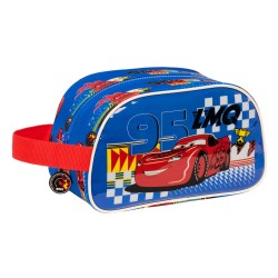 Kulturbeutel für die Schule Cars Race ready Blau 26 x 15 x 12 cm