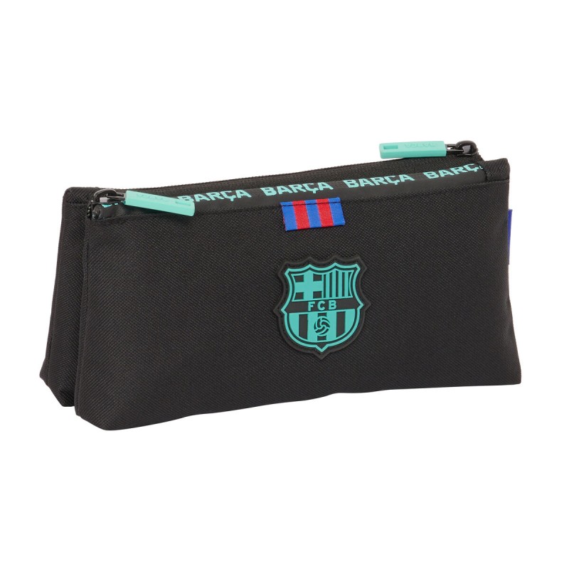 Kulturbeutel für die Schule F.C. Barcelona Schwarz Sportlich 22 x 10 x 8 cm