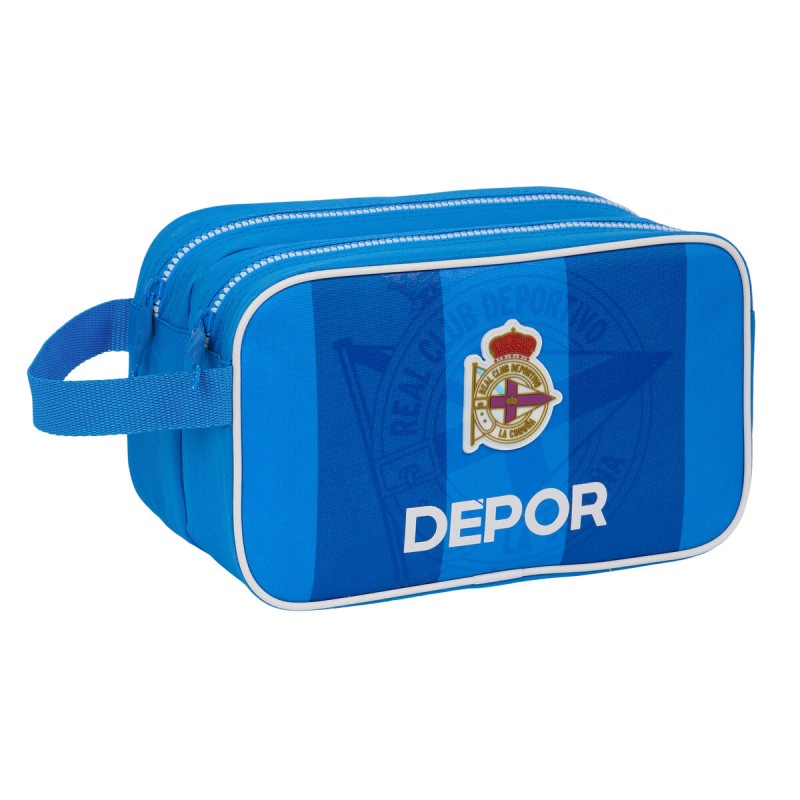 Trousse de Toilette R. C. Deportivo de La Coruña Bleu Sportif 26 x 15 x 12.5 cm