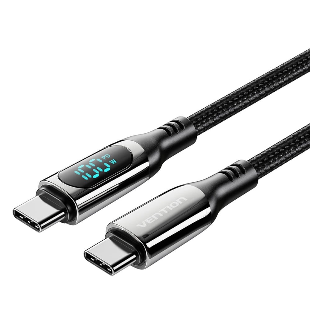 Câble USB Vention TAYBAV 1,2 m Noir (1 Unité)