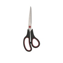 Ciseaux de Cuisine Quid Rico Noir Rouge Métal 21 cm (12 Unités)